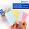 BAZIC 3" x 5" Ruled Index Cards, Assorted Colors, 100 Count, Case of 36